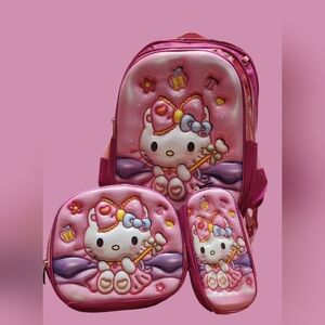 Kids backpack set Hellow Kitty